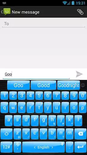 Play Keyboard Theme Gloss Azure as an online game Keyboard Theme Gloss Azure with UptoPlay