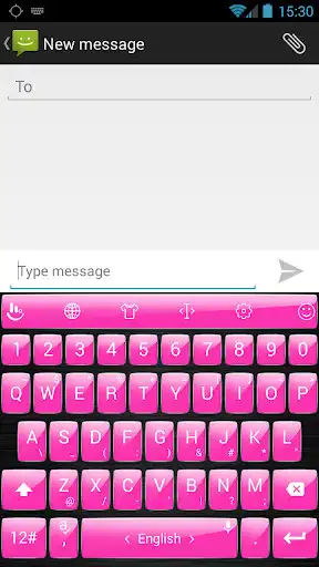 Play Keyboard Theme Gloss Pink