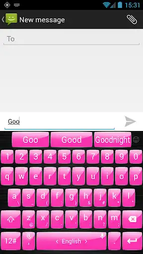 Play Keyboard Theme Gloss Pink