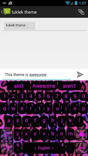 Play Keyboard Theme Leopard Pink as an online game Keyboard Theme Leopard Pink with UptoPlay
