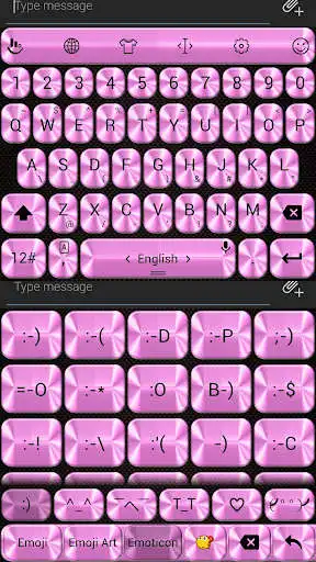 Play Keyboard Theme Metallic Fuxia  and enjoy Keyboard Theme Metallic Fuxia with UptoPlay