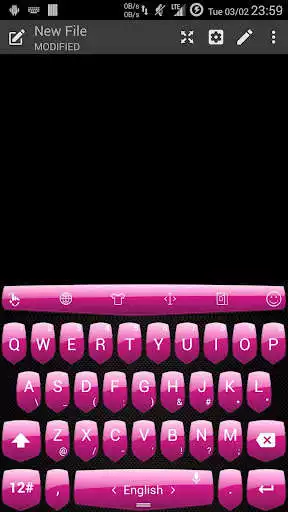 Play Keyboard Theme Shield Pink