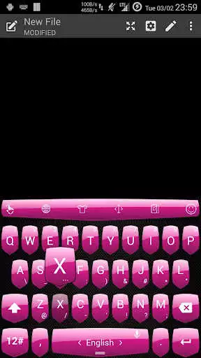 Play Keyboard Theme Shield Pink