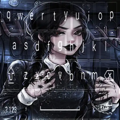 Play keyboard theme wednesday addam APK