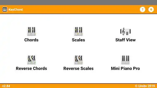 Play KeyChord - Piano Chords/Scales  and enjoy KeyChord - Piano Chords/Scales with UptoPlay