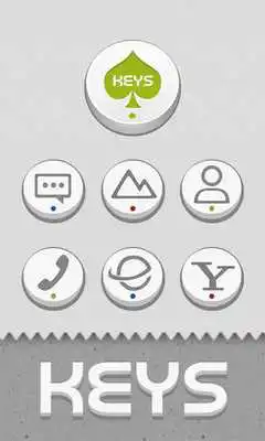 Play Keys Button GO LAUNCHER THEME
