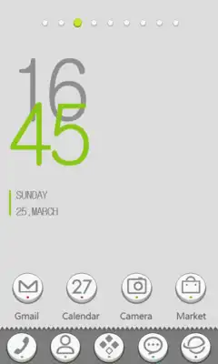 Play Keys Button GO LAUNCHER THEME
