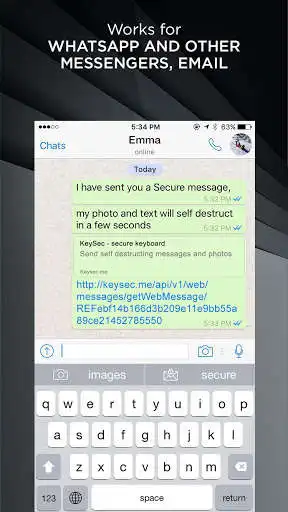 Play APK KeySec - Self destruct message  and enjoy KeySec - Self destruct message with UptoPlay com.keysec.me
