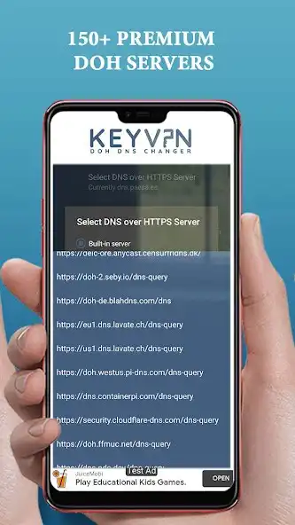 Play KeyVPN - DNS Changer, Premium DOH, Fast Internet as an online game KeyVPN - DNS Changer, Premium DOH, Fast Internet with UptoPlay