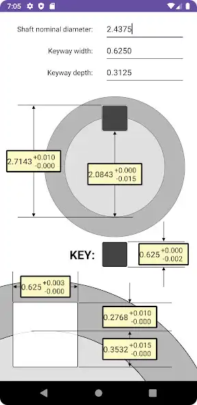 Play Keyway  Tolerances Calculator  and enjoy Keyway  Tolerances Calculator with UptoPlay