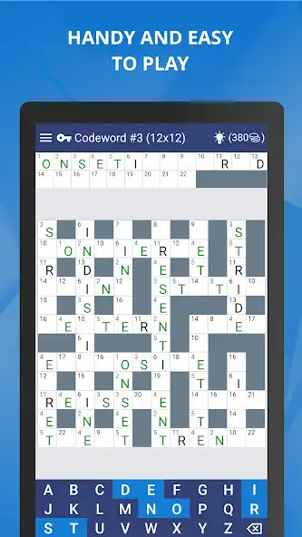 Play Keywords — Codeword Puzzle  and enjoy Keywords — Codeword Puzzle with UptoPlay