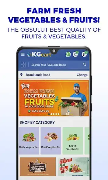 Play KG Cart - Order Fruits and Veg  and enjoy KG Cart - Order Fruits and Veg with UptoPlay