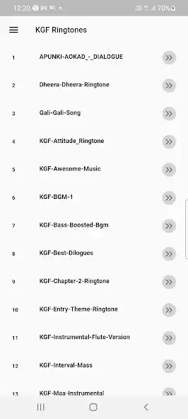 Play KGF Chapter 2 Movie Ringtone  and enjoy KGF Chapter 2 Movie Ringtone with UptoPlay