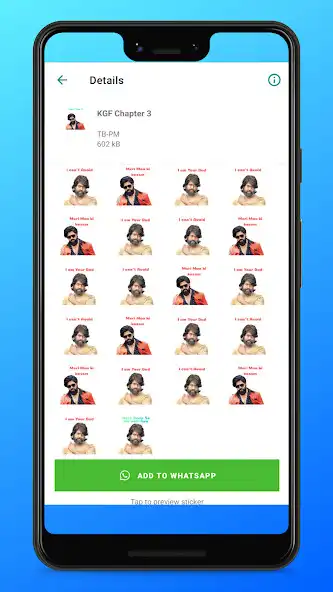 Play KGF Chapter 3 : Stickers as an online game KGF Chapter 3 : Stickers with UptoPlay