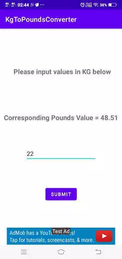 Play KgToPoundsConverter as an online game KgToPoundsConverter with UptoPlay