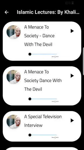 Play Khalid Yasin Islamic Lectures  and enjoy Khalid Yasin Islamic Lectures with UptoPlay