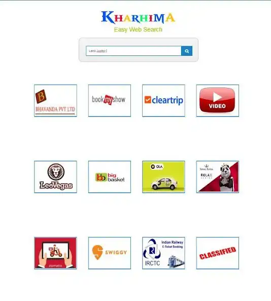 Play Kharhima Search Engine as an online game Kharhima Search Engine with UptoPlay