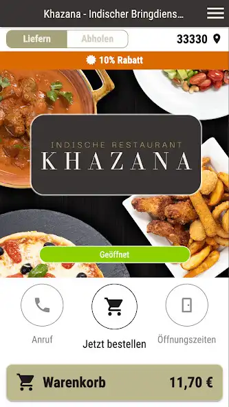 Play Khazana - Indischer Restaurant  and enjoy Khazana - Indischer Restaurant with UptoPlay