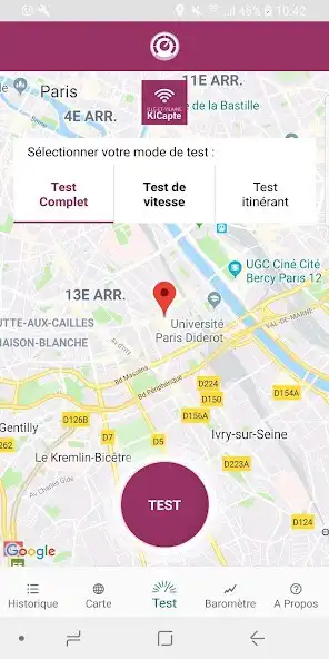 Play KiCapte : Tester son réseau mobile  and enjoy KiCapte : Tester son réseau mobile with UptoPlay