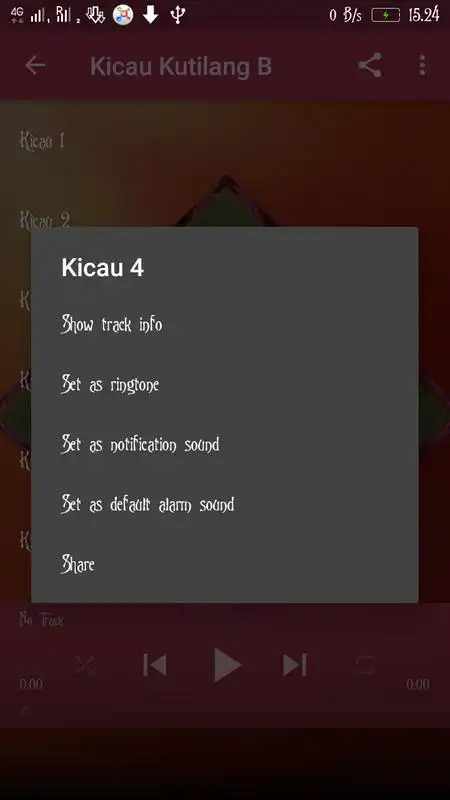 Play Kicau Kutilang Jawa