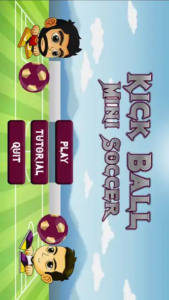 Play Kick Ball: Mini Soccer Offline as an online game Kick Ball: Mini Soccer Offline with UptoPlay