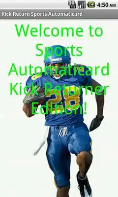 Play Kick Return Card Creator Free