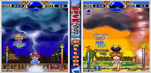 Play Kick the Balloon as an online game Kick the Balloon with UptoPlay