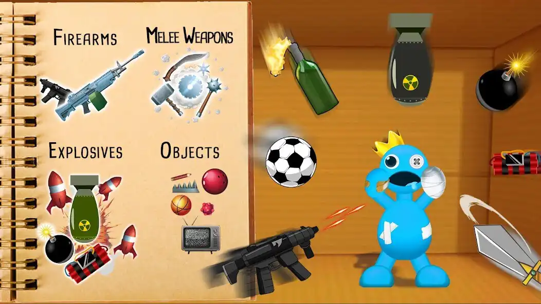 Play Kick The Rainbow Monster as an online game Kick The Rainbow Monster with UptoPlay