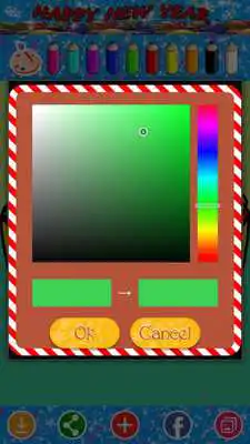 Play Kid Coloring Happy New Year