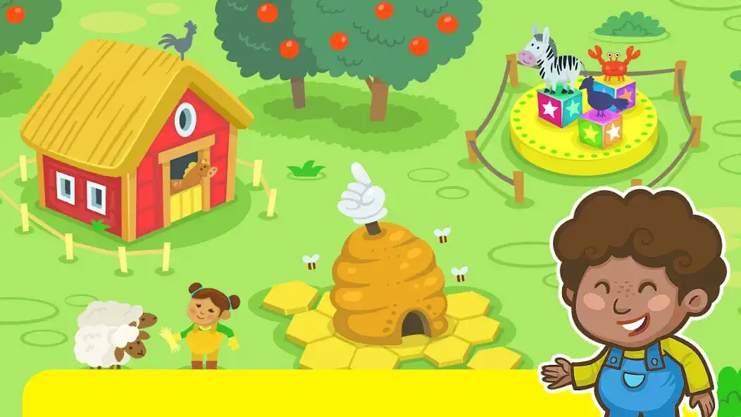 Play Kiddos in Animal Village as an online game Kiddos in Animal Village with UptoPlay