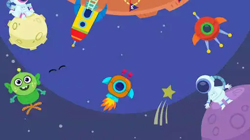 Play Kiddos in Space - Kids Games as an online game Kiddos in Space - Kids Games with UptoPlay