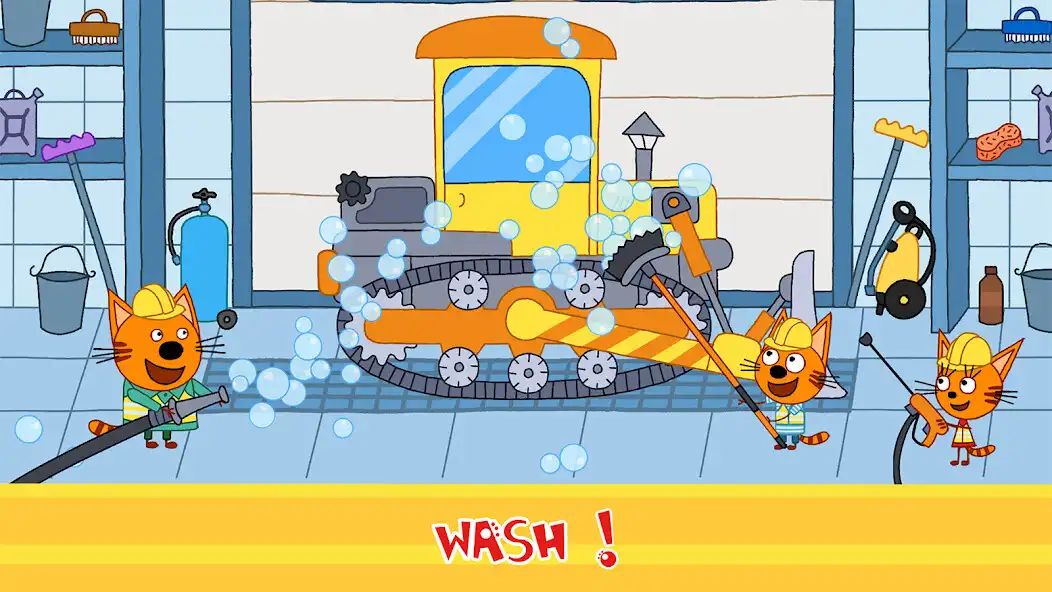 Play Kid-E-Cats Cars, Build a house as an online game Kid-E-Cats Cars, Build a house with UptoPlay