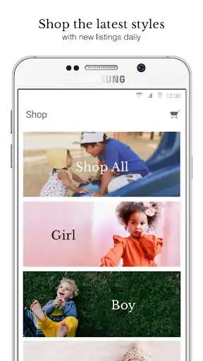 Play Kidizen: Buy Sell Kids Clothes as an online game Kidizen: Buy Sell Kids Clothes with UptoPlay