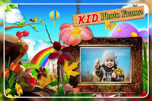 Play Kid Photo Frame as an online game Kid Photo Frame with UptoPlay