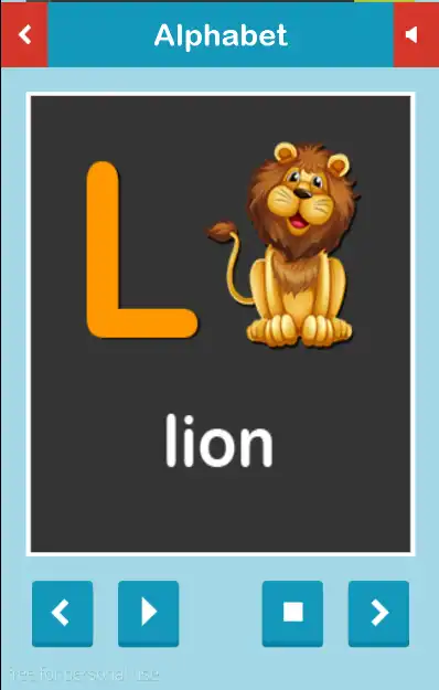 Play Kids ABC With Voice