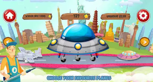 Play Kids Airplane: Fun Wash Games  and enjoy Kids Airplane: Fun Wash Games with UptoPlay