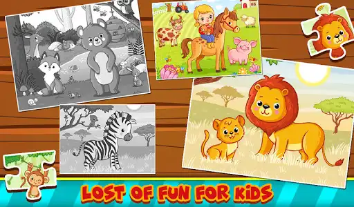 Play kids animal jigsaw puzzle for kids - puzzle kid as an online game kids animal jigsaw puzzle for kids - puzzle kid with UptoPlay
