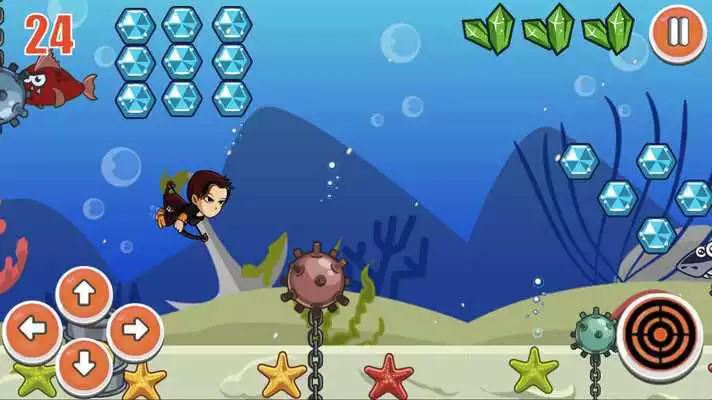 Play Kids-Archer Girl Undersea Kid Game