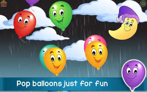 Play Kids Balloon Pop Game as an online game Kids Balloon Pop Game with UptoPlay