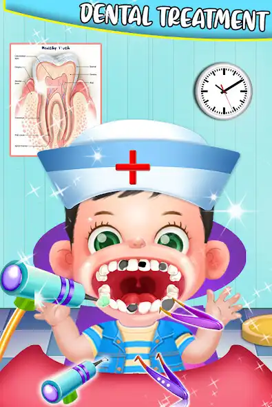 Play Kids Braces Dentist teeth game  and enjoy Kids Braces Dentist teeth game with UptoPlay