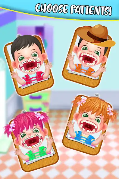 Play Kids Braces Dentist teeth game as an online game Kids Braces Dentist teeth game with UptoPlay