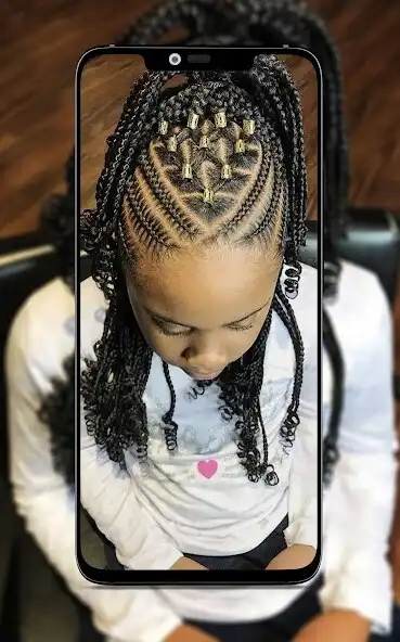 Play Kids Braid Hairstyles as an online game Kids Braid Hairstyles with UptoPlay