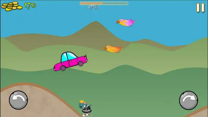 Play Kids Cars Running Over Zombies
