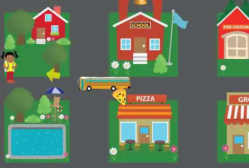 Play Kids Car Town  and enjoy Kids Car Town with UptoPlay