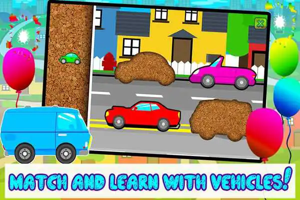 Play Kids Car, Vehicles Puzzle Game