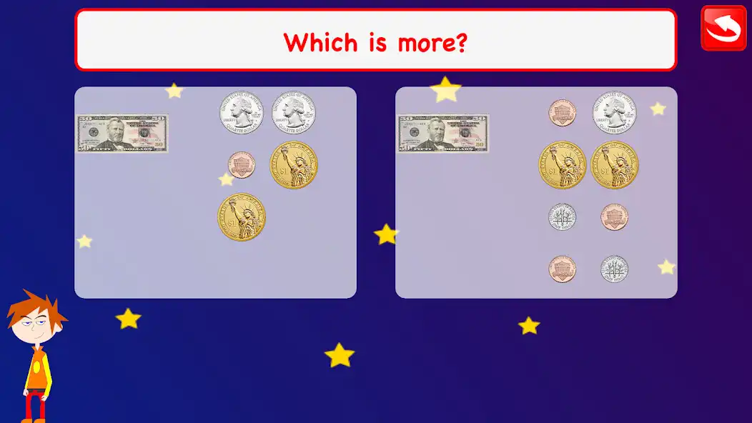 Play Kids Coins Count Money LITE as an online game Kids Coins Count Money LITE with UptoPlay