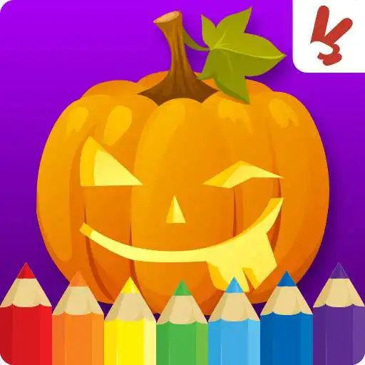 Play Kids coloring book halloween APK