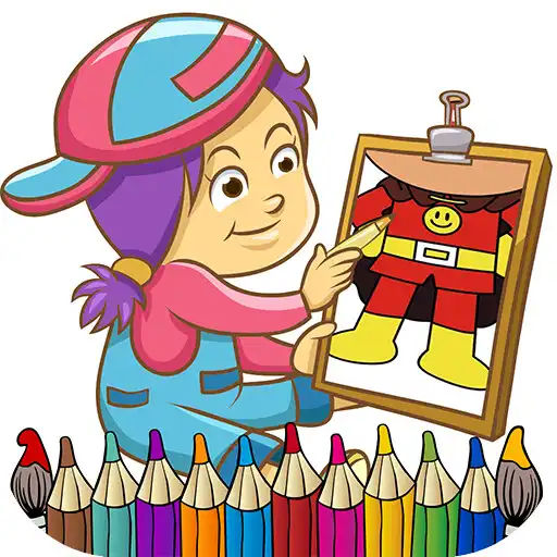 Play Kids coloring books anpanmana APK