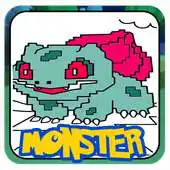 Free play online Kids Coloring Game PokeMonster APK