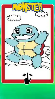 Play Kids Coloring Game PokeMonster